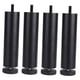 thumbnail image 4 of 4 Piezas De Aleación De Aluminio Patas De Muebles Sofá Sofá Mesa Armario TV Patas Negro 20 Cm, 4 of 5