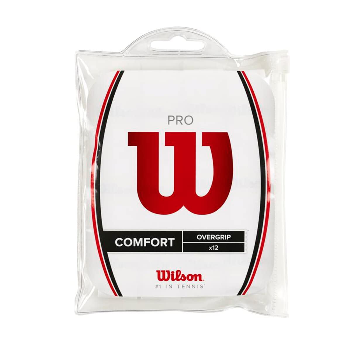 Overgrip Wilson Pro Comfort, Paquete De 12, Color Blanco