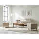 thumbnail image 3 of Sofa Dos Cuerpos Mas Dos Puff Beige Lino, 3 of 3