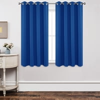 Cortina Joydeco Térmica Aislante Blackout 132X160Cm Azul