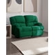 thumbnail image 2 of Bergere Perugia Reclinable 2 Cuerpos Tela Velvet Verde, 2 of 7