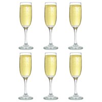 Cristar - Set 6 Copas Champagne Modelo Versalles 176Ml Espumante