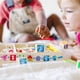 thumbnail image 5 of Lacing Beads ¡Clues & You de Melissa y Doug Blue! 25 cuentas y 4 cordones, 5 of 9