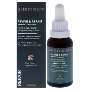 Naturemary - Aceite Revitalizante Y Reparador Para Rostro Y Cuello - Rosa Y Jengibre