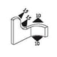 thumbnail image 3 of Sello de goma para bordes, negro, pequeño, 15 pies/4,57 m, 3 of 6
