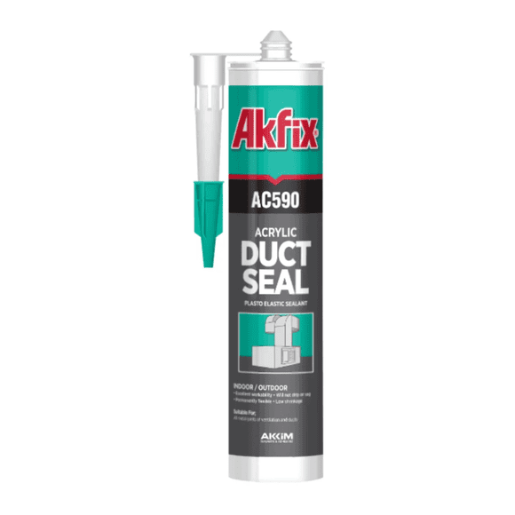 Sellador De Conductos Akfix Ac590 Reforzado Con Fibra Ductos