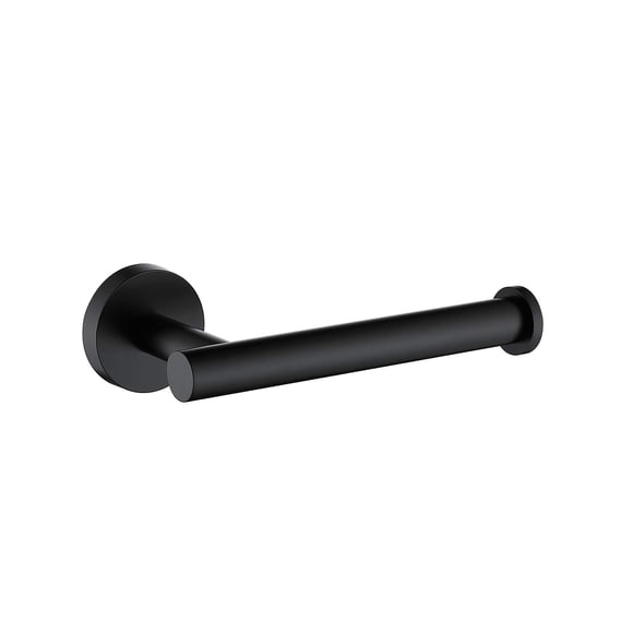 Portarrollos De Acero Sus304 Negro Mate De 16 Cm