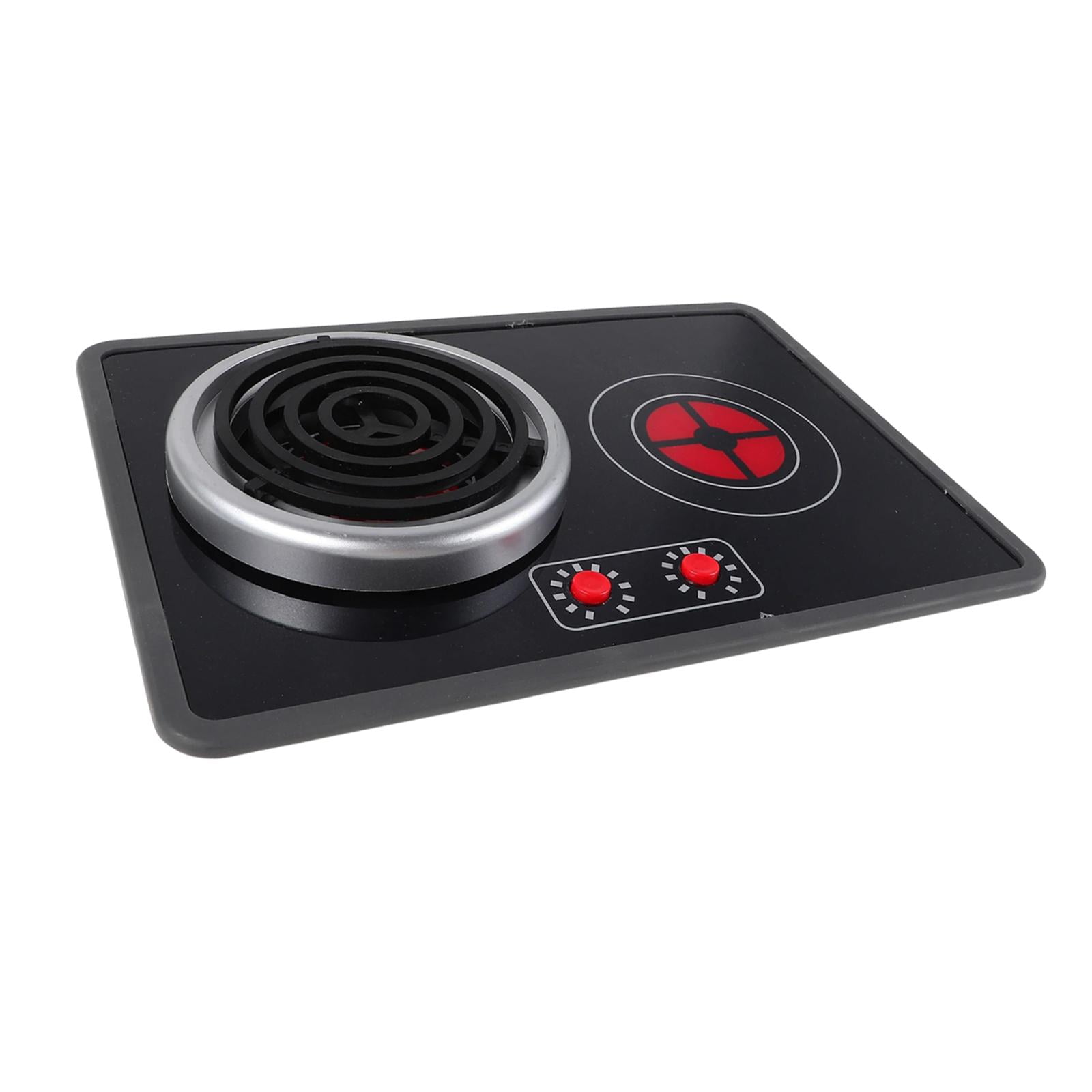 Magideal - Cocina De Inducción De Juguete, Cocina De Imitación, Electrodoméstico De Cocina Para Niños, Juego Educativo, Luces, Sonidos, Coordinación Mano-ojo, Ju Sin Fregadero