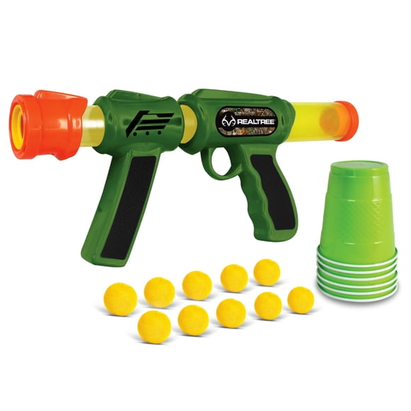 Set Foam Blaster NKOK Realtree de 19,5 L con 10 bolas de espuma