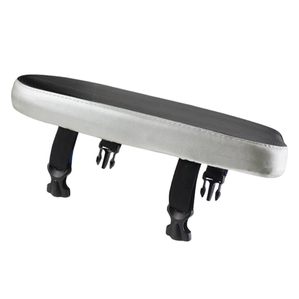 Asiento de bicicleta Sillín de bicicleta, cómodo cojín de asiento trasero de bicicleta de PU Sillín de bicicleta eléctrico para accesorios de ciclismo Blanco negro