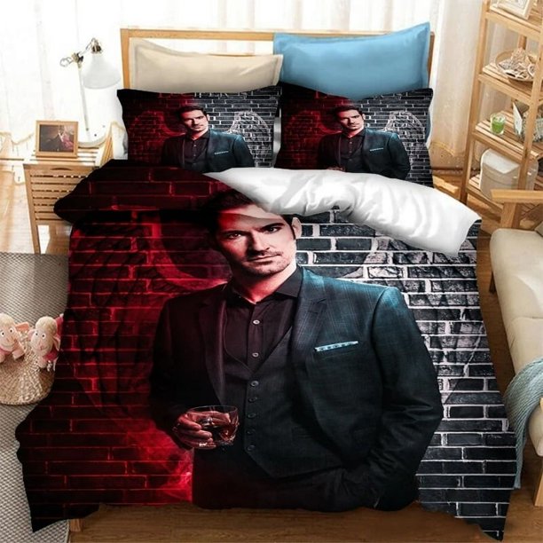 Lucifer-Season 3 Fashion Bedding Set 3D Printing Home Decoration Pillowcase Quilt Cover Cute Gift To Family and Friends Bed Sheets