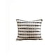 thumbnail image 2 of Juego De 2 Fundas De Cojin 45cmx45cm A Rayas Beige Con Negro, 2 of 4