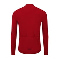 Ykywbike - Tricota Invierno 5-15Cº Manga Larga Micro Polar Térmico Rojo L
