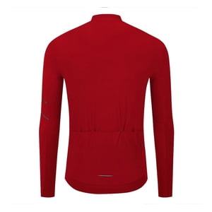 Ykywbike - Tricota Invierno 5-15Cº Manga Larga Micro Polar Térmico Rojo L