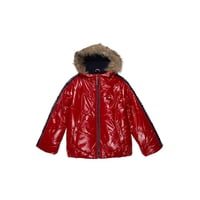 Chaqueta Tommy Hilfiger Heavyweight Puffer Para Niñas, 5 Años, Roja