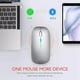 thumbnail image 5 of Wireless Recargable Led Mouse Inalámbrico Ergonomico Ratón Negro mate, 5 of 7