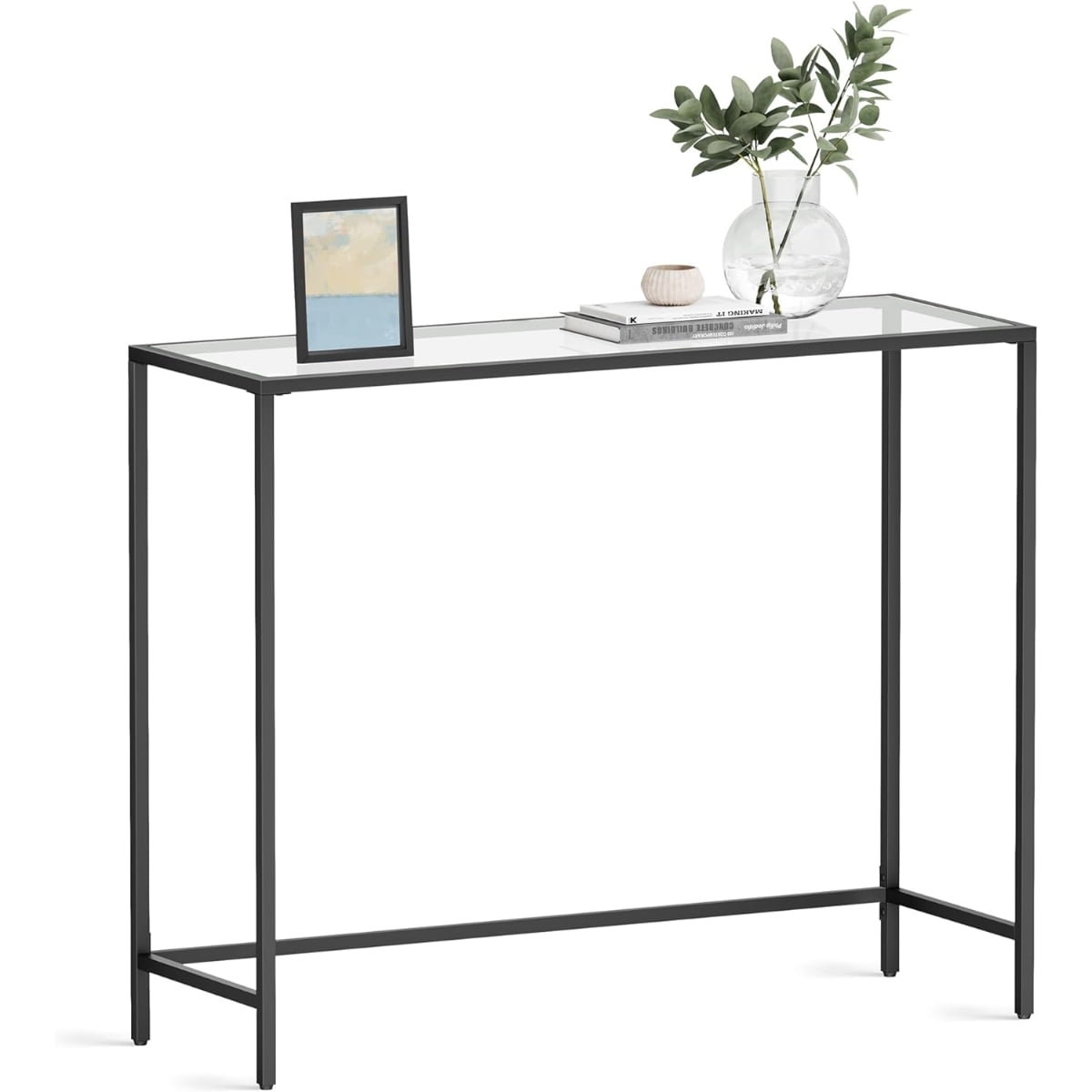 Casa Vinte - Recibidor Arrimo De Vidrio Y Fierro Negro Skalby