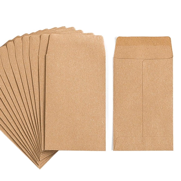 Sobres Homtable Paquete de 100 Sobres Pequeños de Papel Kraft 5.7x8.9 cm