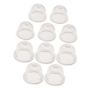 Magideal - 10 Bombillas De Cebado Para Carburador De Cortacésped, Herramientas De Jardín, Repuestos Para Cortacésped, Fácil Instalación, Bomba De Aceite Para Mot 19 Mm