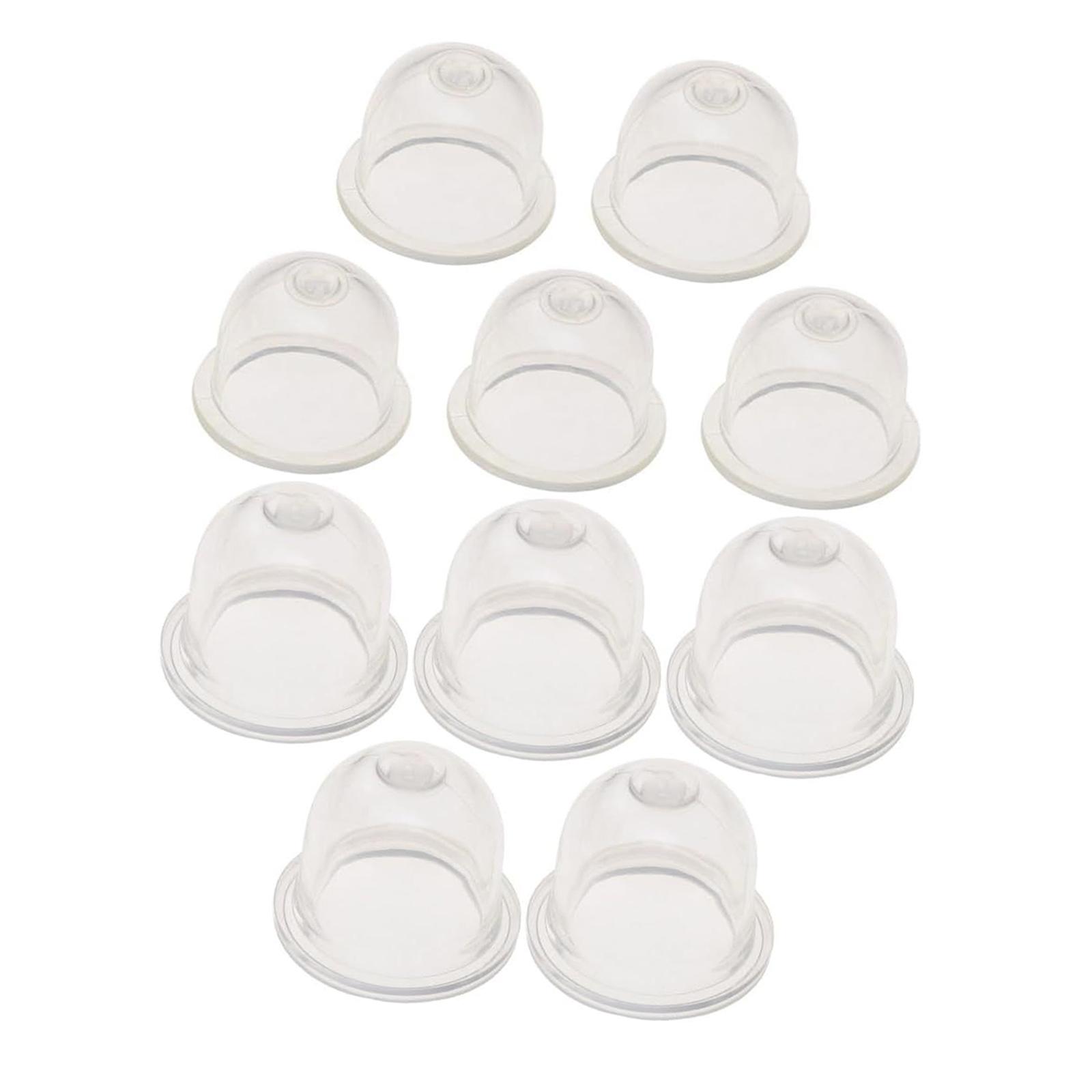 Magideal - 10 Bombillas De Cebado Para Carburador De Cortacésped, Herramientas De Jardín, Repuestos Para Cortacésped, Fácil Instalación, Bomba De Aceite Para Mot 19 Mm