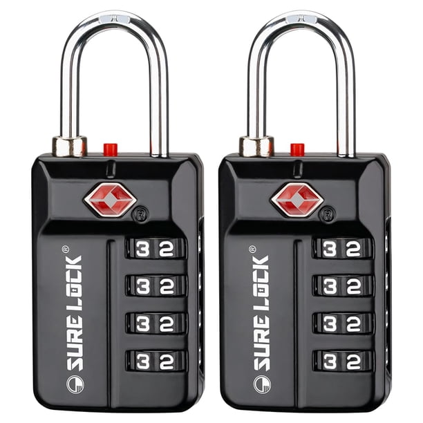 Candados Para Equipaje De Viaje Aprobados Por La Tsa Alerta De Apertura Sure Lock