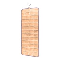 Magideal - Organizador De Joyas Colgante Para Mujer, Soporte De Joyería De Doble Cara, Rollo De Almacenamiento, Bolsa Para Presentación De Joyería Multifuncional Púrpura