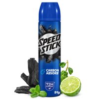 Desodorante Spray Carbon Absorbente 91 G Speed Stick