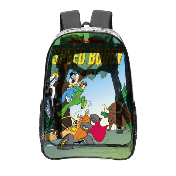 Speed Buggymochila Transparente Temática Resistente Y Duradera Bolsa See through Para Trabajo Deporte Universidad Y Viaje 31 × 43 Cm