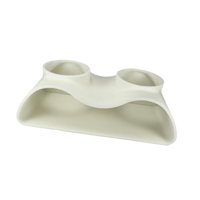 Magideal - De Visión De Cuevas De Túneles Subterráneos Suministros Únicos Accesorios Decoración Del Tanque De Peces , Blanco