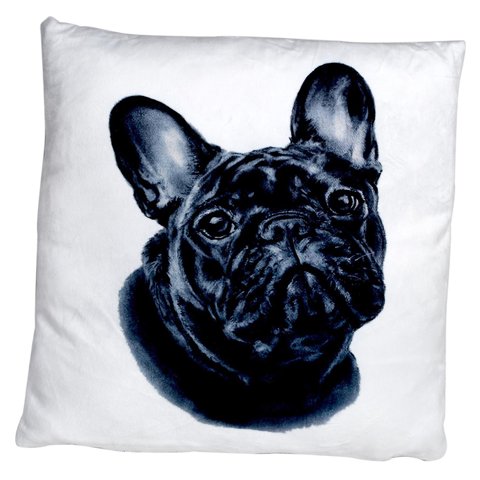Mallorca - Funda Decorativa Para Cojín Bulldog Francés