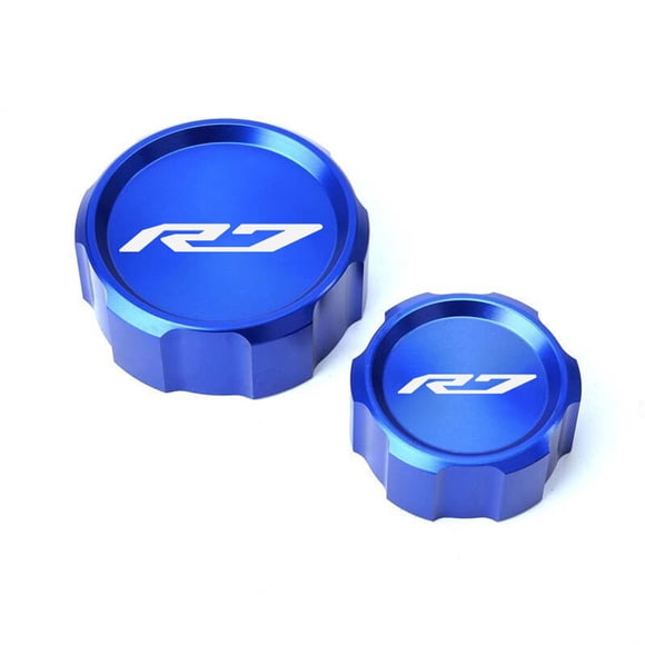 Tapa del depósito de freno MOWOK Yamaha YZF R7 azul (paquete de 2)