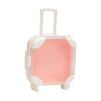 Magideal - Maleta Para Muñecas, Muñeca, Equipaje De Viaje, Amplia Aplicación, Vestido Ligero Realista, Diy Para Muñecas, Juguete Para Regalo De Cumpleaños, Niños Rosa