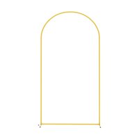 Magideal - Soporte De Fondo De Arco De Metal, Marco De Fondo Arqueado, Soporte De Flores, Arco De Boda Dorado Resistente, Soporte De Arco De Globo Para Decoració Altura 220Cm