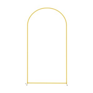 Magideal - Soporte De Fondo De Arco De Metal, Marco De Fondo Arqueado, Soporte De Flores, Arco De Boda Dorado Resistente, Soporte De Arco De Globo Para Decoració Altura 150Cm