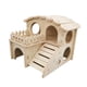 thumbnail image 5 of Casa De Madera Para Hámster, Cabaña, Jaula Divertida, Accesorios Para Lemmings, Ratón Pequeño Para Mascotas, 14cm X 13cm X 12,5 Cm, 5 of 5