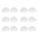 thumbnail image 4 of 6 pares mujeres almohadillas de gel de silicona cojines del pie calcetines almohadillas blanco, 4 of 5