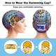 thumbnail image 3 of Castores ocupados Gorro de Natación de Licra, Gorro de Baño de Tela Cómoda, Gorro Elástico Antideslizante para Hombres, Mujeres y Niños, 3 of 6