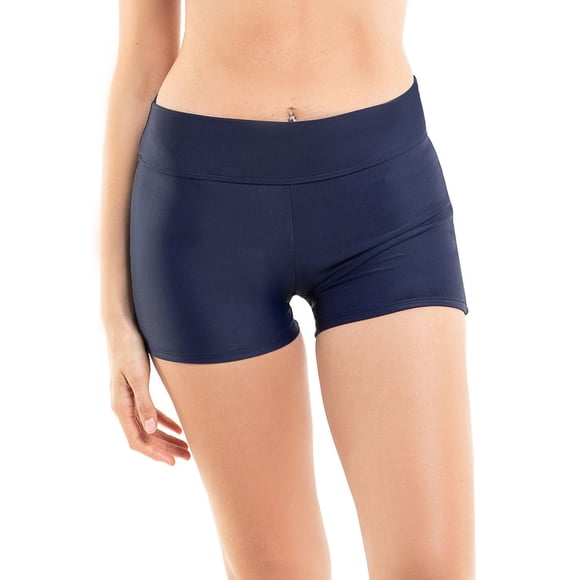 Bikini hot-pant color azul Talla XL