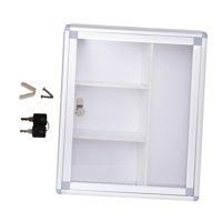 Magideal - Caja De Almacenamiento De Primeros Auxilios Organizador De Aleación De Aleación De Aluminio Contenedor De Caja De Almacenamiento Portátil Para Senderi Estilo B