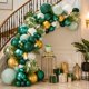 thumbnail image 4 of BBeiPulAs Juego de 83 Globos Verdes y Dorados con Confeti de 30 cm, 4 of 9