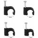 thumbnail image 2 of 400 piezas de clips para cables, bridas para cables de 6 mm, 7 mm, 8 mm y 10 mm, para colgar cables de pared, organizadores de cables eléctricos, color negro, 2 of 5