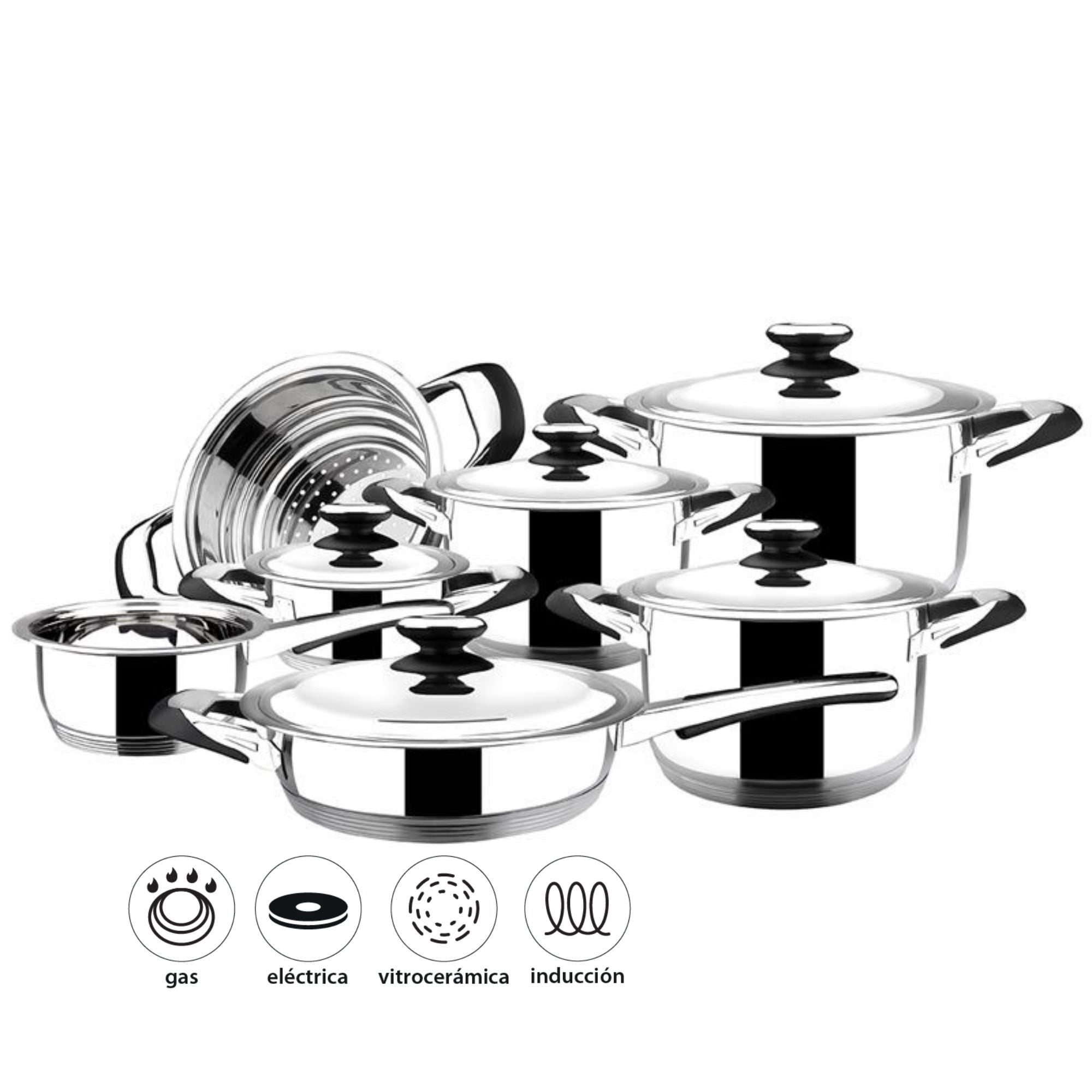 Batería de Cocina 12 Piezas Natura