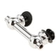 thumbnail image 5 of Terminales de tambor de doble extremo portátiles Fácil de usar Soporte de percusión de dos lados ajustable Accesorios de tambor Partes de instrumentos Plata 4.8cm, 5 of 5