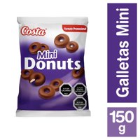 Galleta Bañada Mini Donuts Familiar 150 G Costa