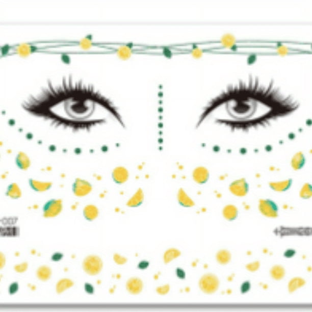 Waterproof Butterfly Wing Tattoo Sticker for Face and Body Decoration - High-End Eye Makeup for Children and Adults - Perfect for Holiday Elf Costumes