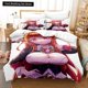 thumbnail image 1 of Anime Kawaii Girls Kiryuu Coco Bedding Set Twin Full Size Bed Set Teenager Bedroom Duvetcover Sets Bed Sheets, 1 of 5