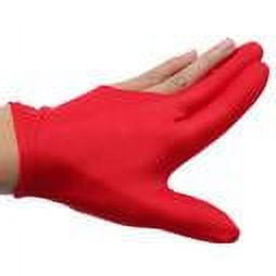 Nonstop - Guantes De 3 Dedos Para Jugar Pool - Rojo