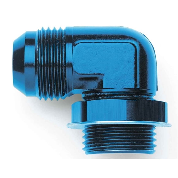 Acoplador Aeroquip FCM2263 con junta tórica Boss Blue de perfil bajo y 90°