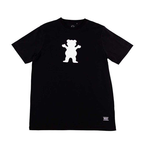 Polera Hombre Grizzly Griptape Og Bear Negro
