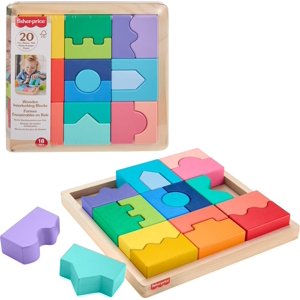 Rompecabezas Apilable De Madera Fisher-Price De 20 Piezas, 18+ Meses